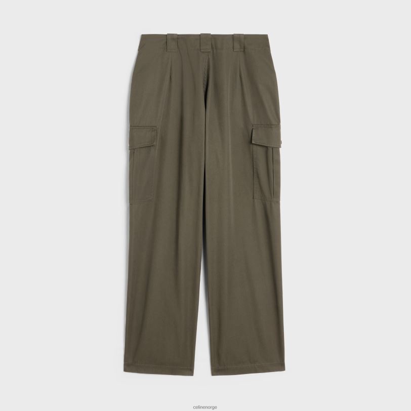 CELINE kvinner cargobukser i teknisk bomull V0PT6879 klær søle
