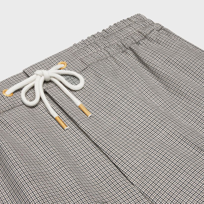 CELINE kvinner cargobukser i ull V0PT6880 klær craie/beige/noir