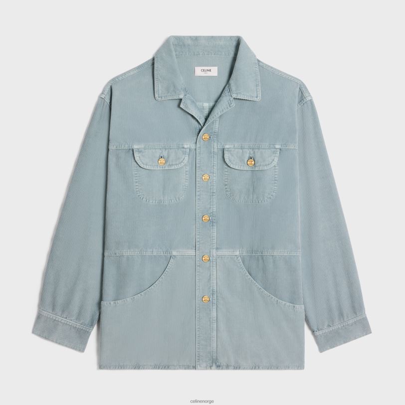 CELINE kvinner biljakke i kordfløyel V0PT6567 klær gammel cordfløyelskylling