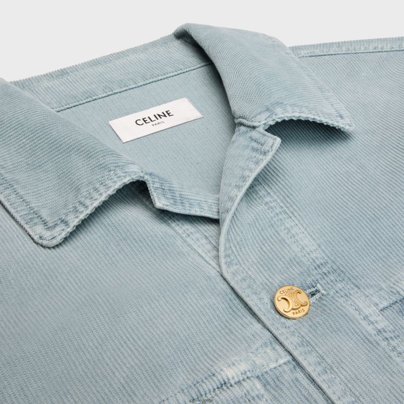 CELINE kvinner biljakke i kordfløyel V0PT6567 klær gammel cordfløyelskylling