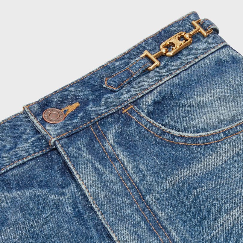 CELINE kvinner margaret jeans i dongeri V0PT6860 klær fagforeningsvask