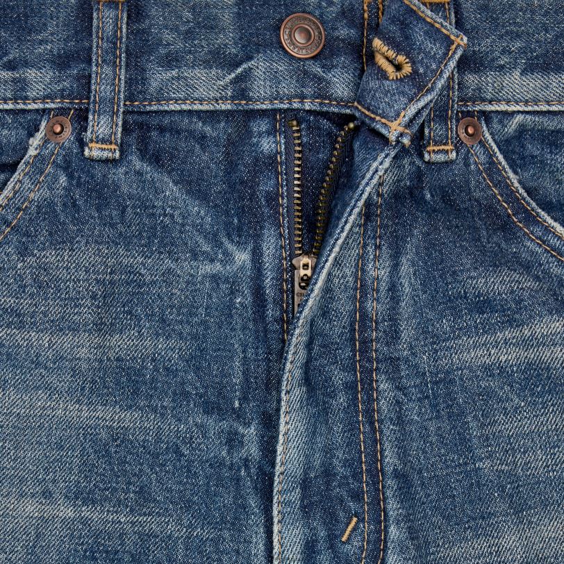 CELINE kvinner serge flare jeans i denim V0PT6863 klær mørk union vask