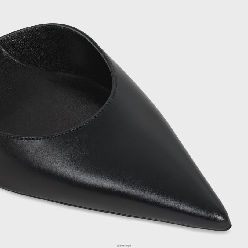 CELINE kvinner kattungepumpe i kalveskinn V0PT6942 fottøy svart