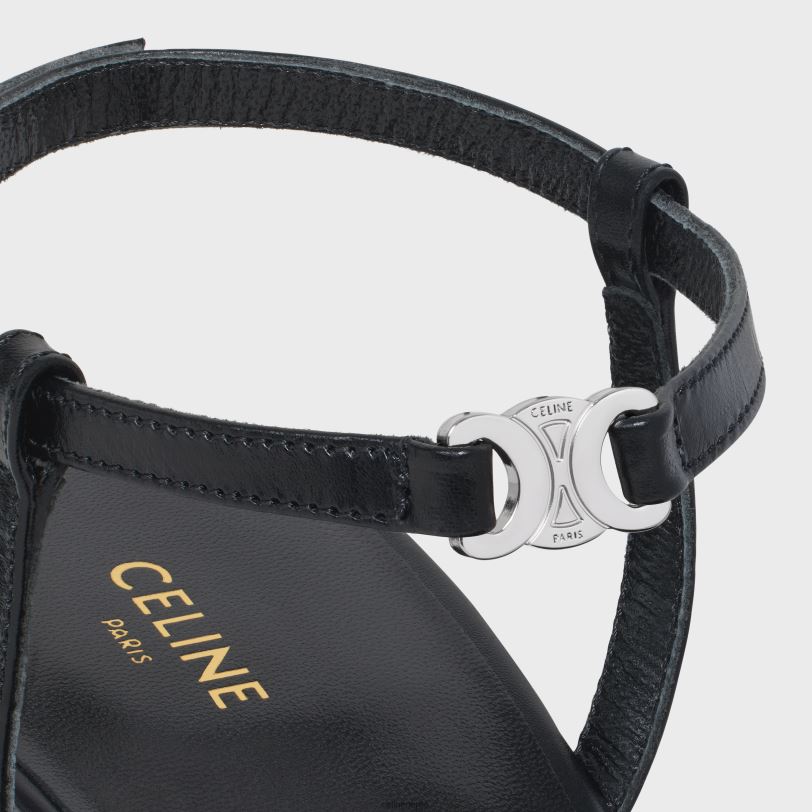 CELINE kvinner kattungepumpe i kalveskinn V0PT6942 fottøy svart