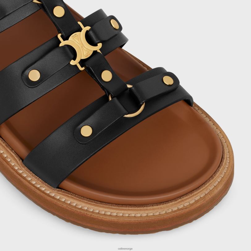 CELINE kvinner tippi-skli i kalveskinn V0PT6990 fottøy svart