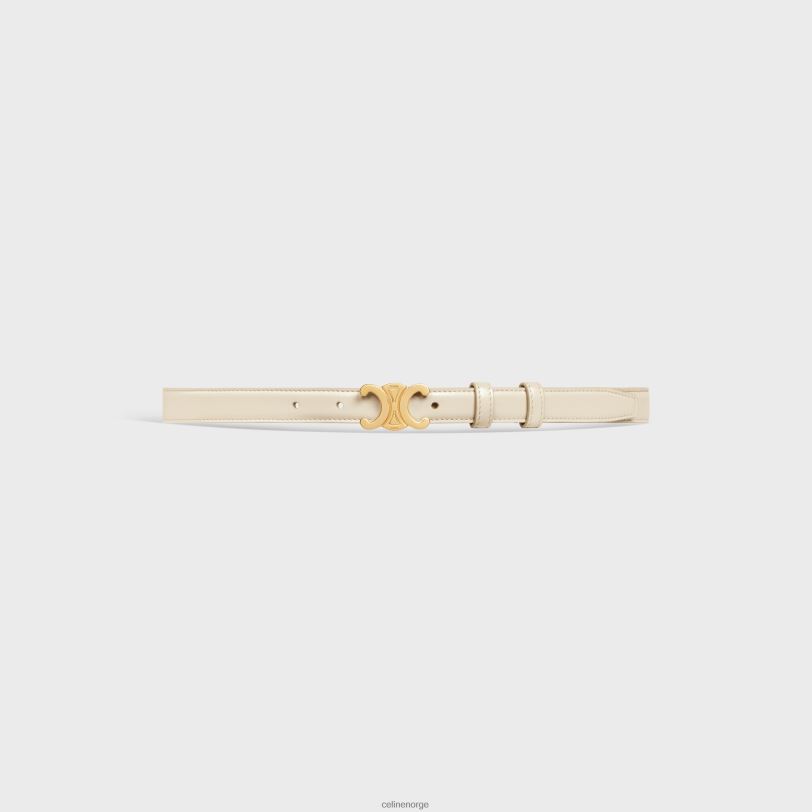CELINE kvinner lite triomfbelte i taurillonskinn V0PT61076 tilbehør pampa