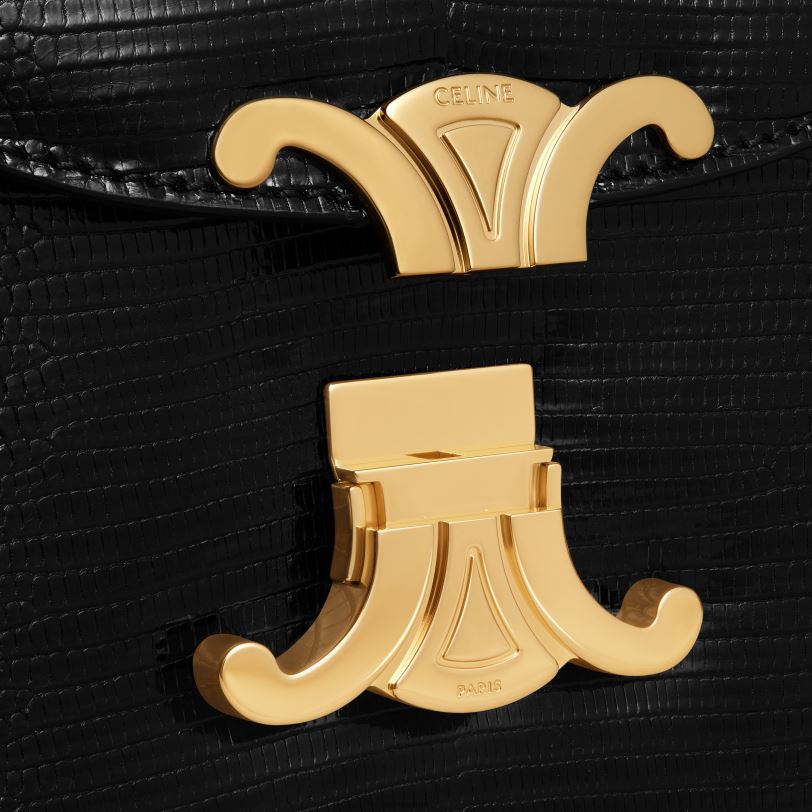 CELINE kvinner besace clea i øgle V0PT6176 tilbehør svart