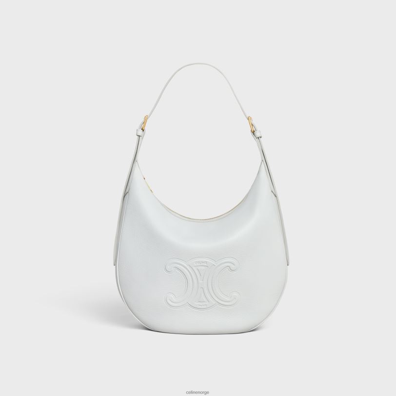 CELINE kvinner heloise cuir triomfveske i smidig kalveskinn V0PT6195 tilbehør måne