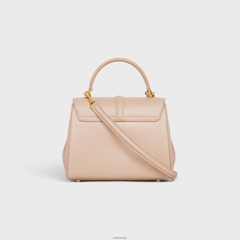 CELINE kvinner liten 16-pose i satinert kalveskinn V0PT6126 tilbehør naken