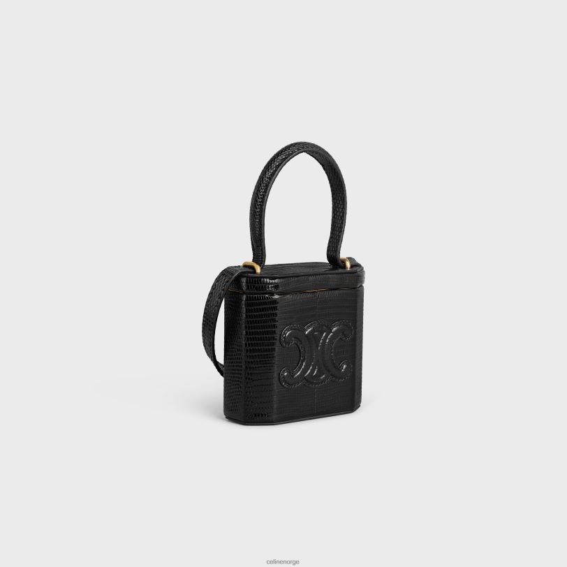 CELINE kvinner lock bag cuir triomphe i øgle V0PT6213 tilbehør svart