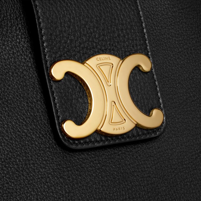 CELINE kvinner medium appolinpose i smidig kalveskinn V0PT672 tilbehør svart