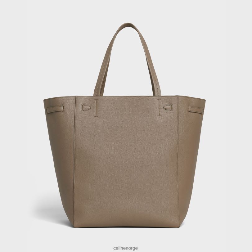 CELINE kvinner medium cabas fantom i mykt kalveskinn V0PT6255 tilbehør taupe