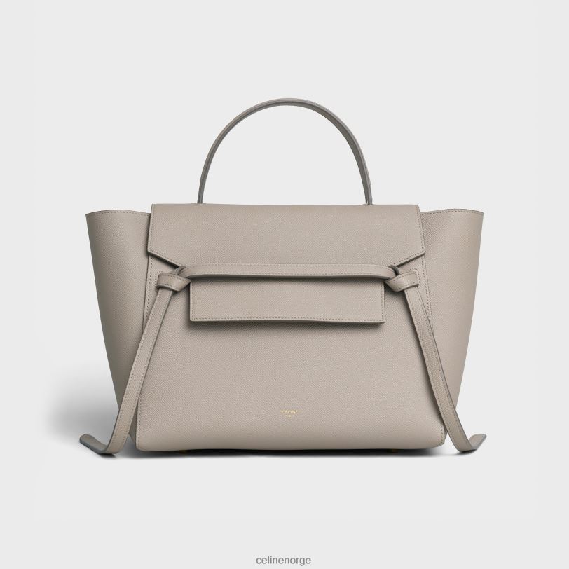 CELINE kvinner mini beltepose i kornet kalveskinn V0PT6263 tilbehør lett taupe
