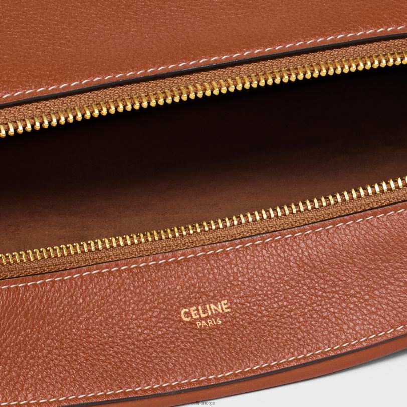 CELINE kvinner stor romy i smidig kalveskinn V0PT6292 tilbehør tan