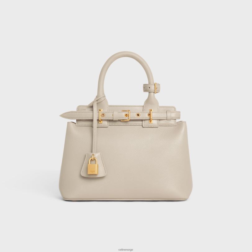 CELINE kvinner teen conti bag i smidig kalveskinn V0PT678 tilbehør lett stein