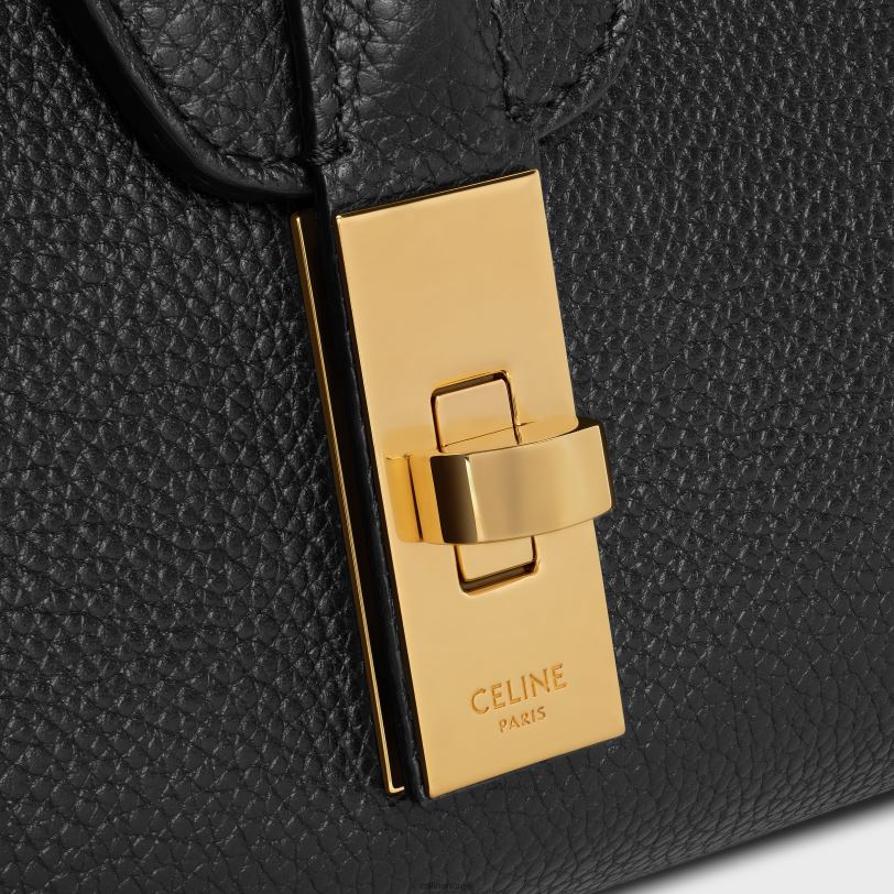 CELINE kvinner teen soft 16 i smidig kornet kalveskinn V0PT667 tilbehør svart