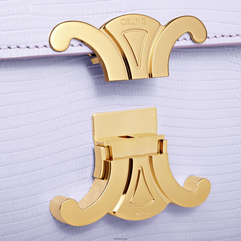 CELINE kvinner ungdoms triomfpose i øgle V0PT6118 tilbehør lys lavendel