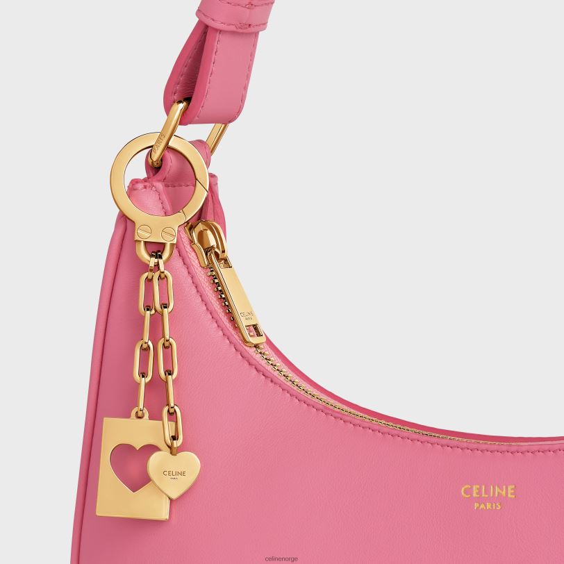 CELINE kvinner hjerteplate sjarm i messing V0PT6532 tilbehør gull