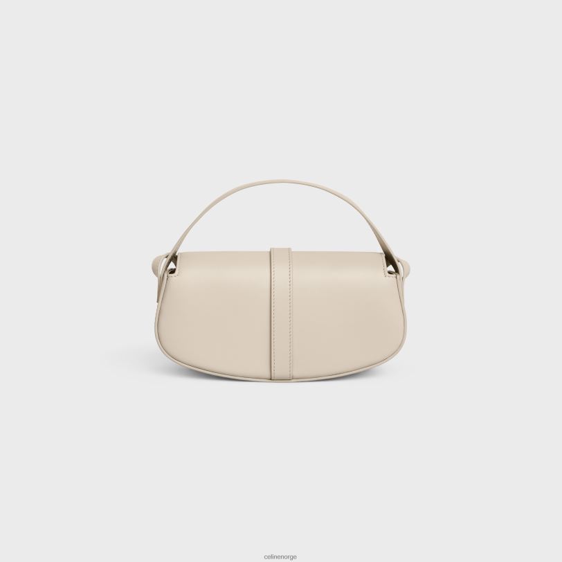 CELINE kvinner clutch på stropptabou i glatt kalveskinn V0PT6344 tilbehør lett stein