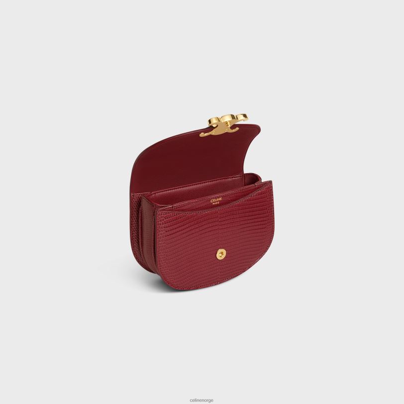 CELINE kvinner minikjede besace clea i øgle V0PT6312 tilbehør rubin