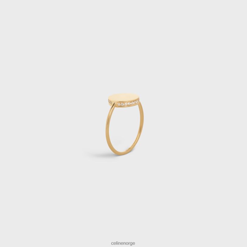 CELINE kvinner medaillering i diamanter V0PT61416 tilbehør gult gull og hvitt