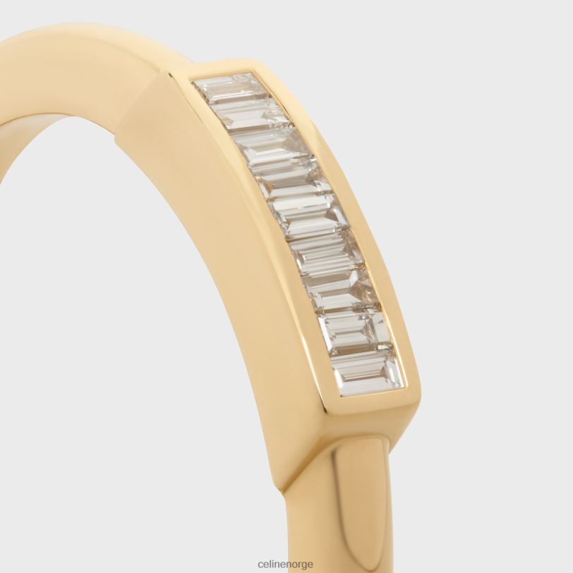 CELINE kvinner systemring i diamanter V0PT61425 tilbehør gult gull og hvitt