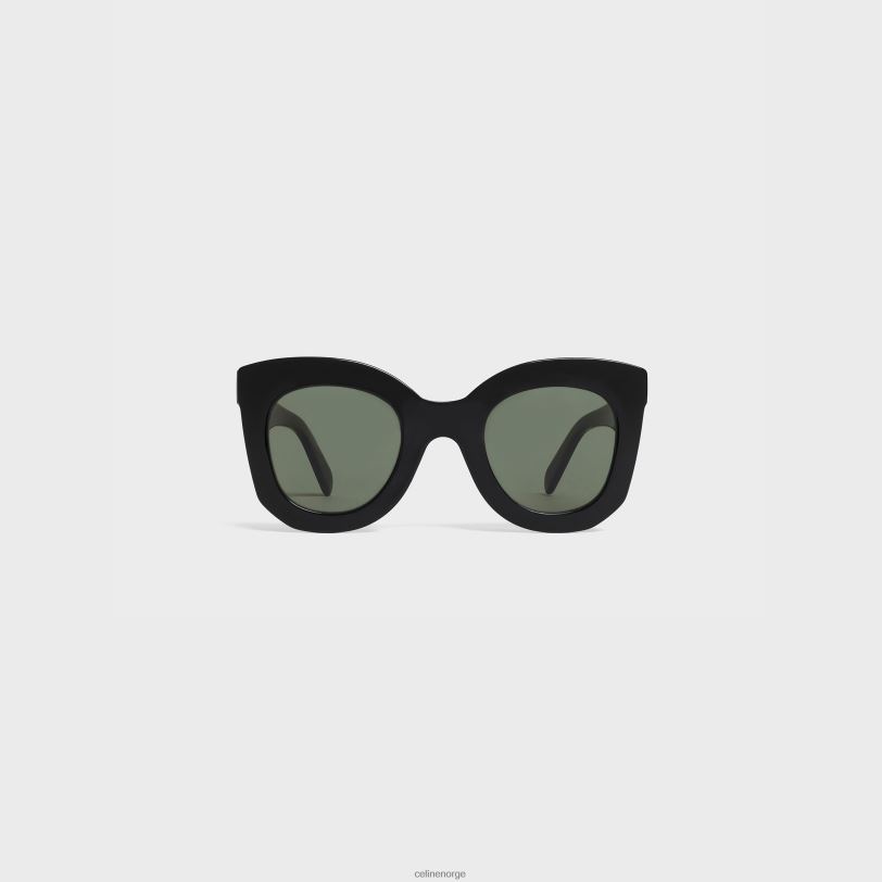 CELINE kvinner butterfly s005 solbriller i acetat V0PT61155 tilbehør svart