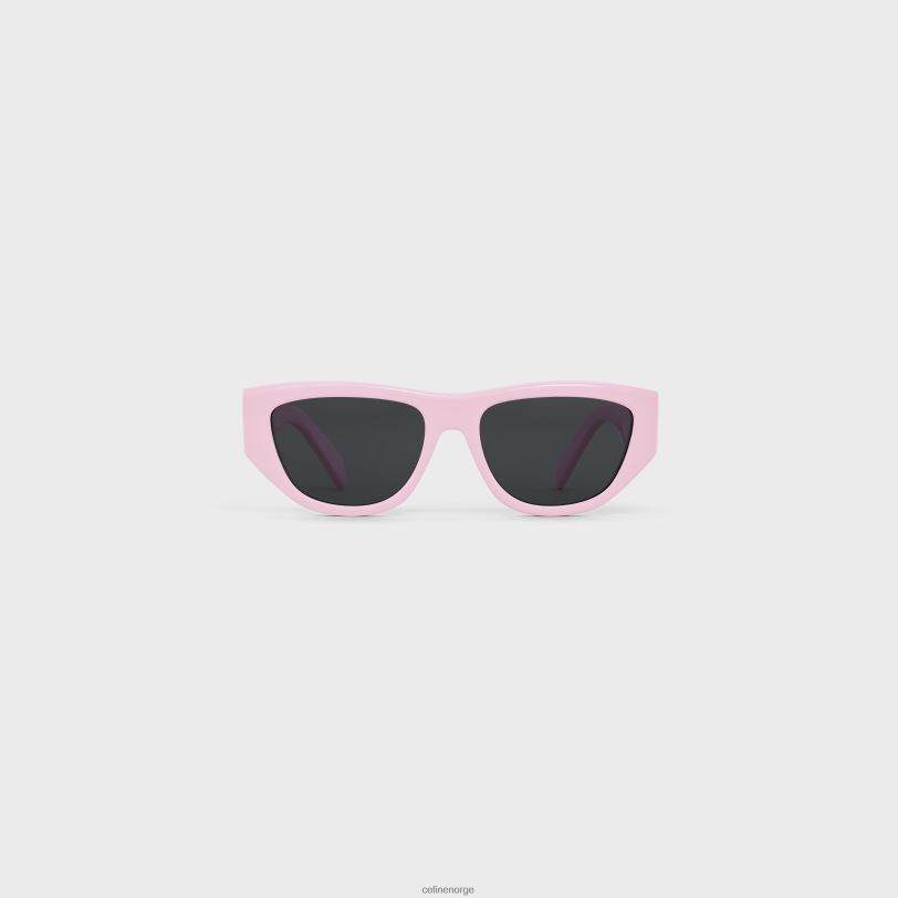 CELINE kvinner monochroms 06 solbriller i acetat V0PT61041 tilbehør lyserosa