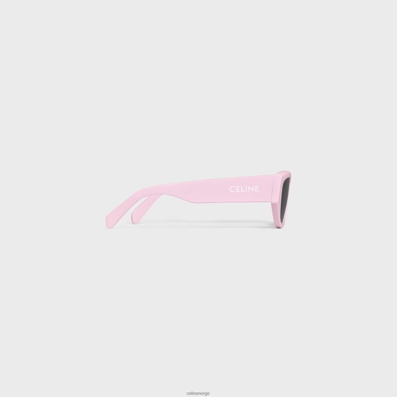 CELINE kvinner monochroms 06 solbriller i acetat V0PT61041 tilbehør lyserosa