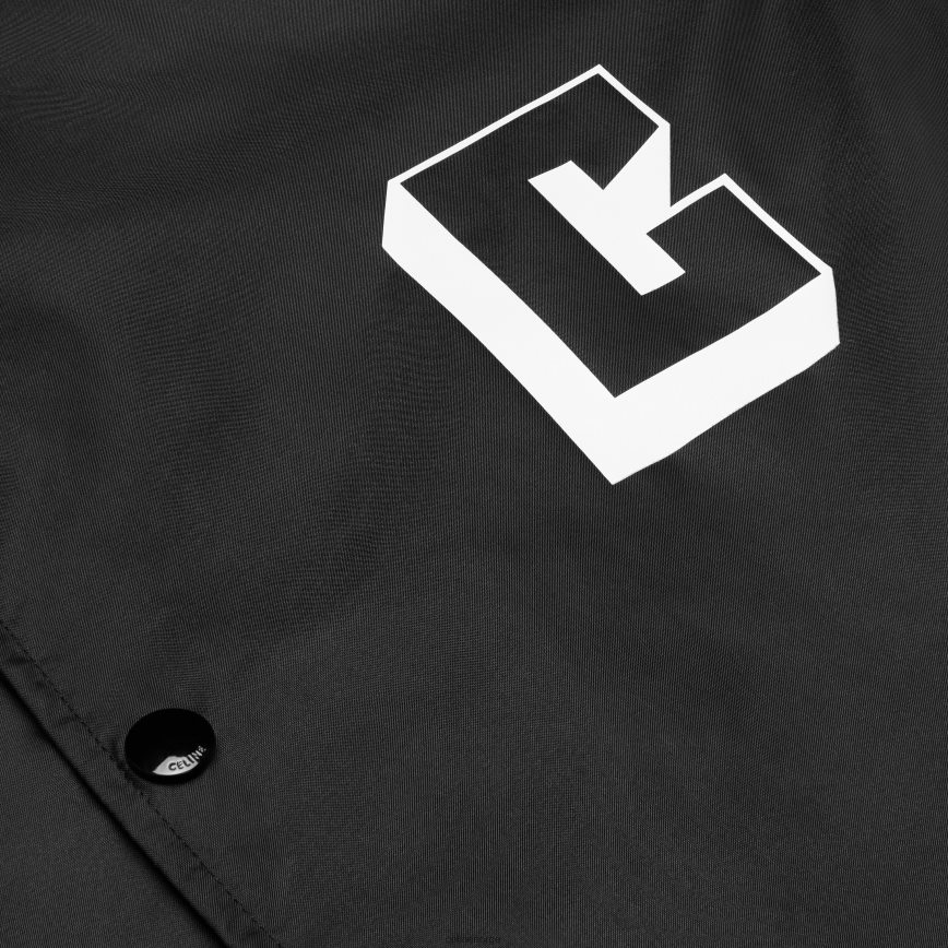 CELINE menn trenerjakke i lett nylon svart klær TZLR6J1849