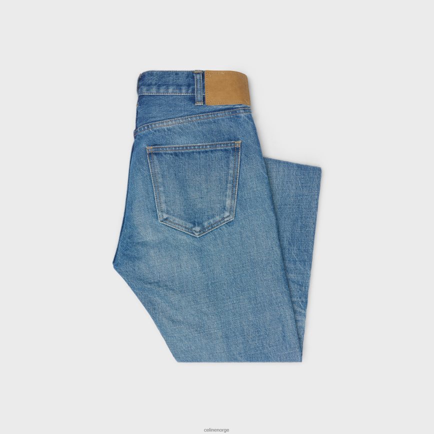 CELINE menn lou jeans i denim vintage union vask klær TZLR6J1999