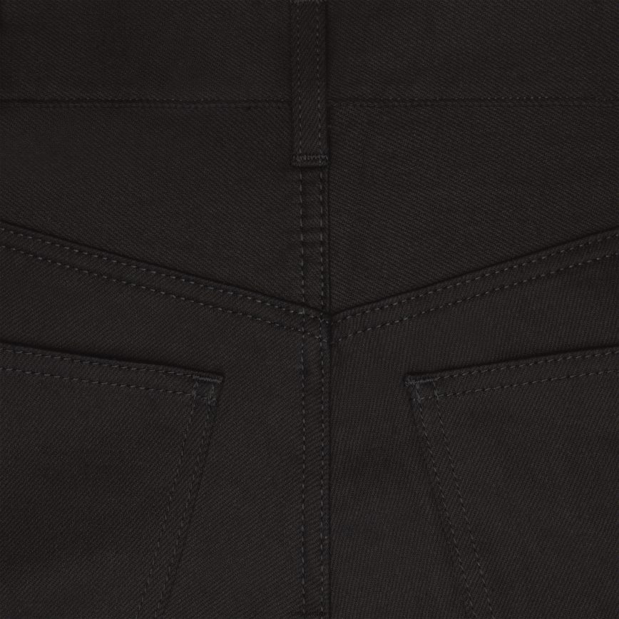 CELINE menn lou jeans i ren svart denim vintage ren svart klær TZLR6J1998