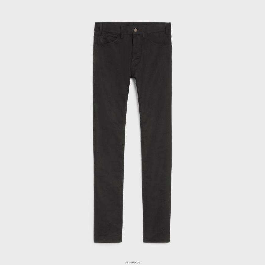 CELINE menn skinny jeans i denim vintage ren svart klær TZLR6J2000