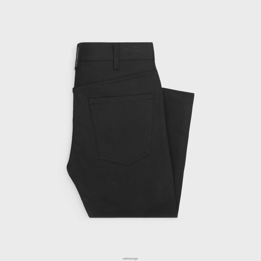 CELINE menn skinny jeans i denim vintage ren svart klær TZLR6J2000