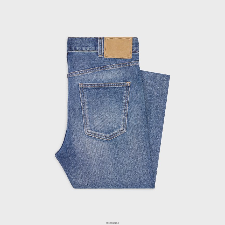 CELINE menn skinny jeans i denim vintage union vask klær TZLR6J2005