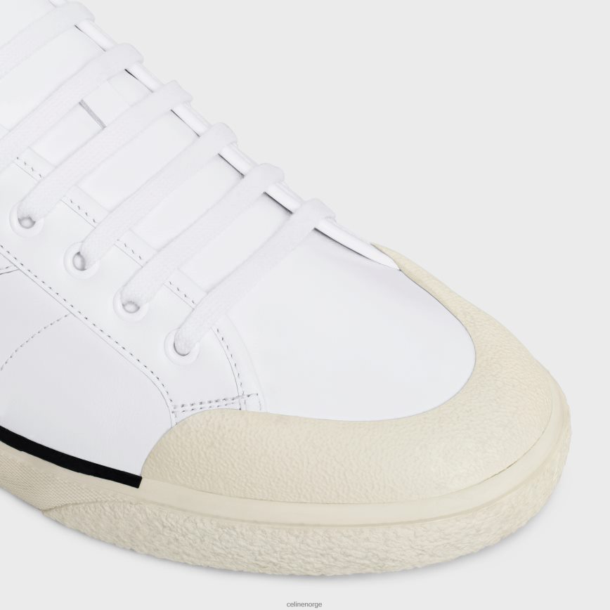 CELINE menn as-01 lav lace-up alan sneaker i kalveskinn optikk hvit fottøy TZLR6J2055