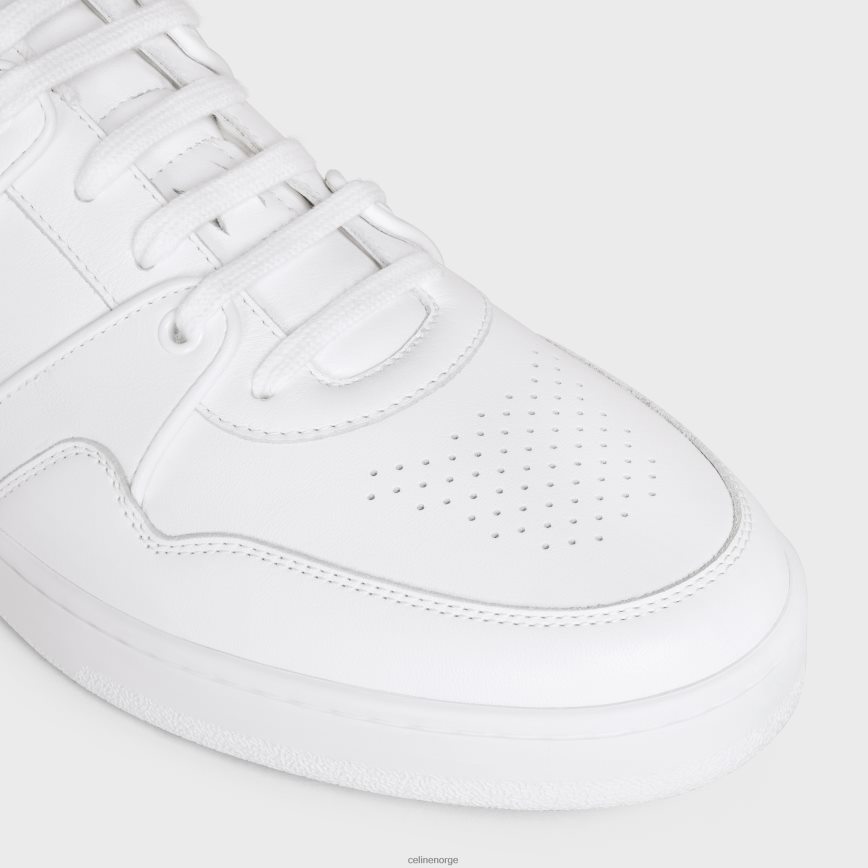 CELINE menn ct-04 sneaker med lav snøresko i kalveskinn optikk hvit fottøy TZLR6J2047