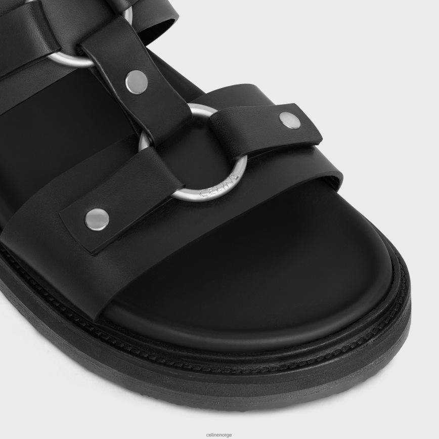 CELINE menn tippi i kalveskinnvegetal tanning svart fottøy TZLR6J2071