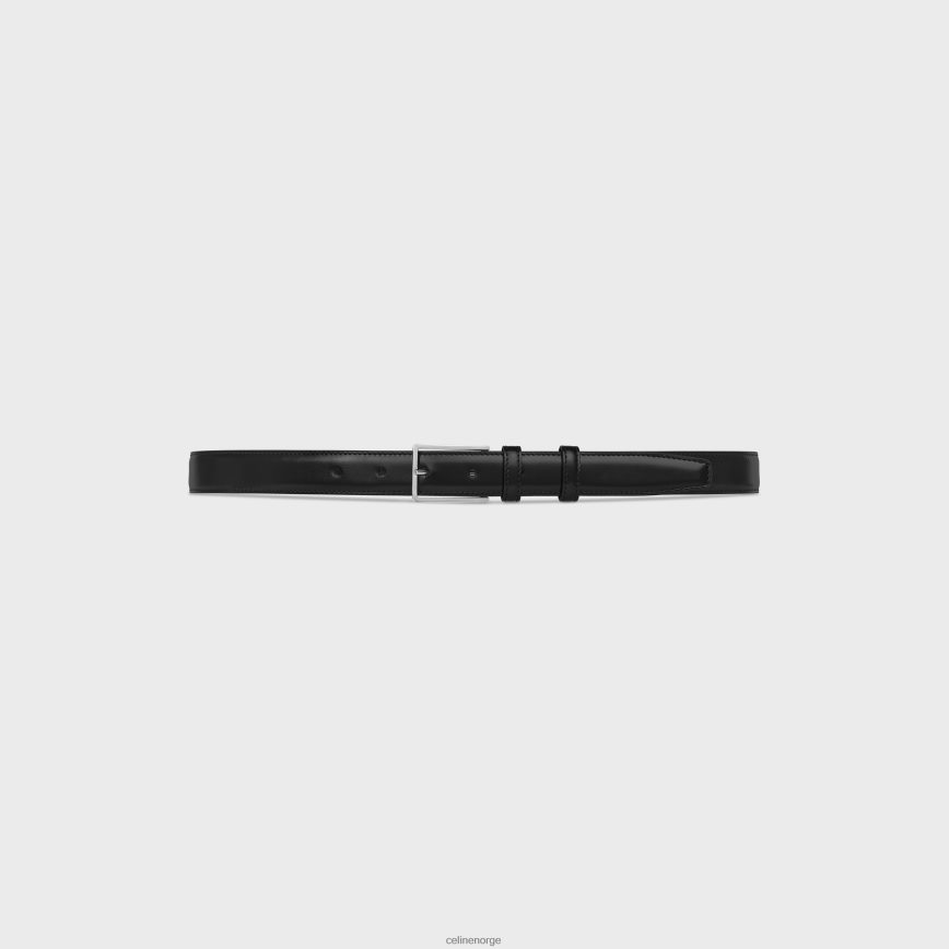 CELINE menn bc-03 25mm i taurillonskinn svart tilbehør TZLR6J2206