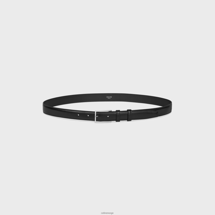 CELINE menn bc-03 25mm i taurillonskinn svart tilbehør TZLR6J2206