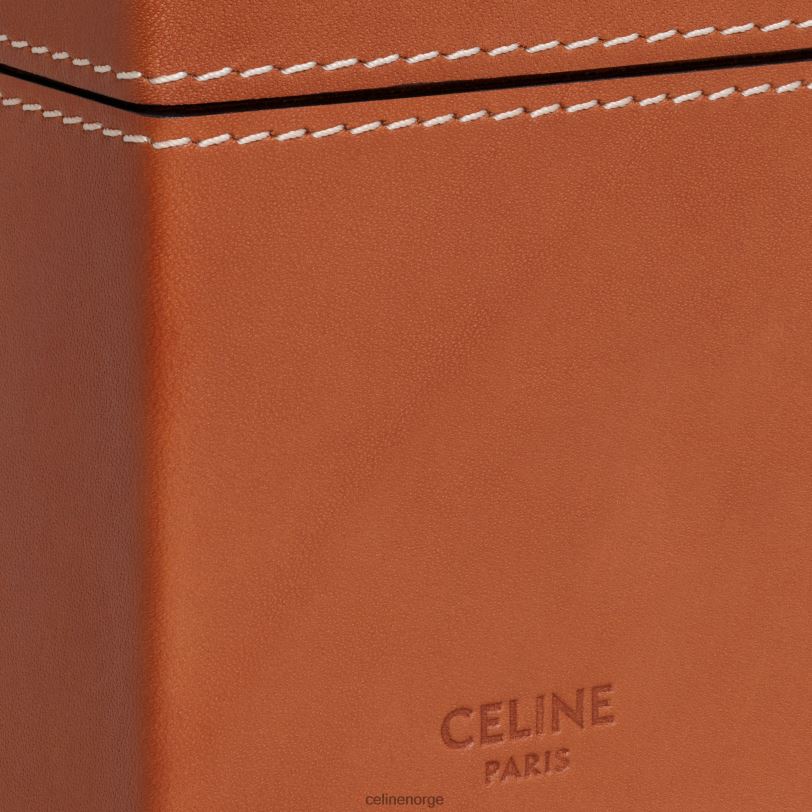 CELINE menn etui 1 parfyme 3,4 fl.oz i naturlig kalveskinn V0PT61463 tilbehør tan
