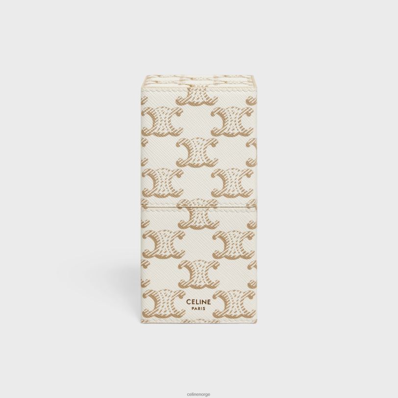 CELINE menn etui 1 parfyme 3,4 fl.oz i triomf-lerret V0PT61464 tilbehør hvit
