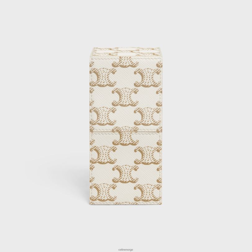 CELINE menn etui 1 parfyme 3,4 fl.oz i triomf-lerret V0PT61464 tilbehør hvit