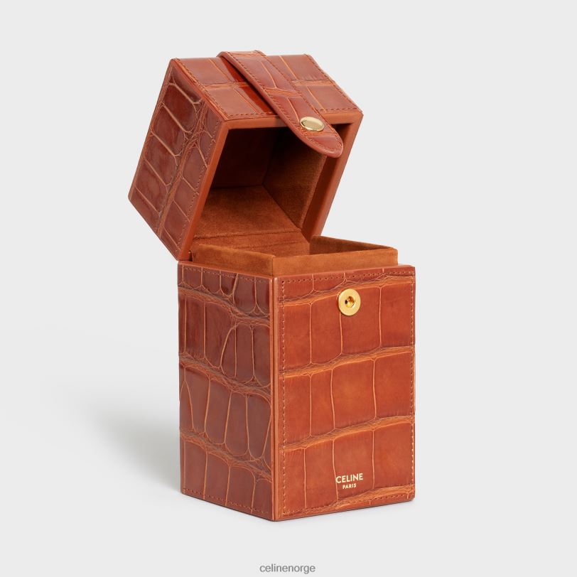 CELINE menn etui 1 parfyme 6,8 fl.oz i alligator V0PT61468 tilbehør tan