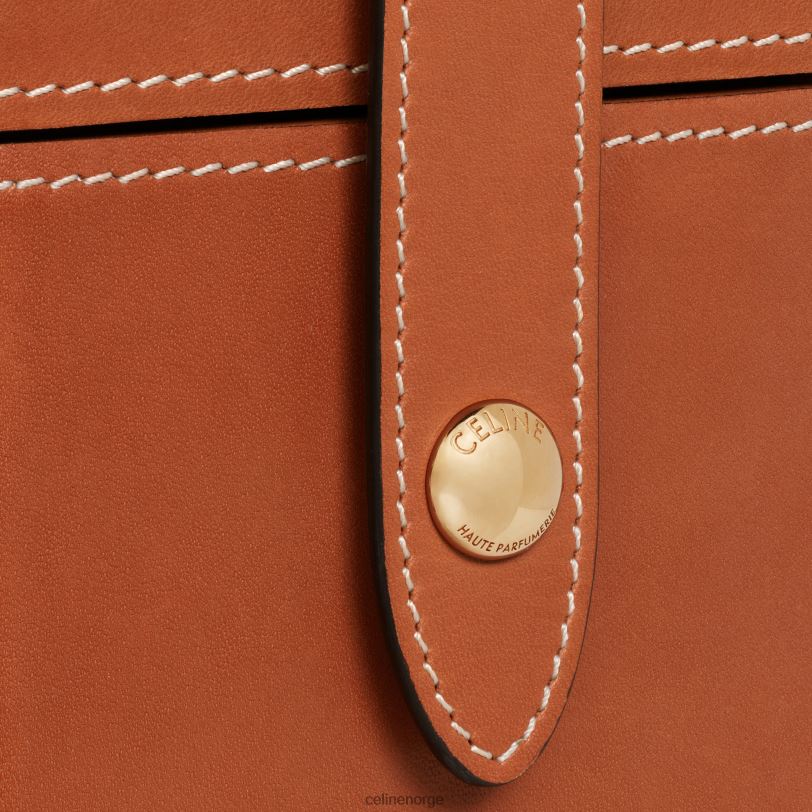 CELINE menn etui 1 parfyme 6,8 fl.oz i naturlig kalveskinn V0PT61466 tilbehør tan