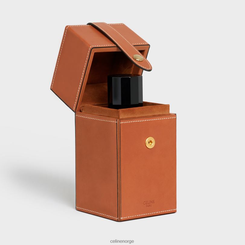 CELINE menn etui 1 parfyme 6,8 fl.oz i naturlig kalveskinn V0PT61466 tilbehør tan