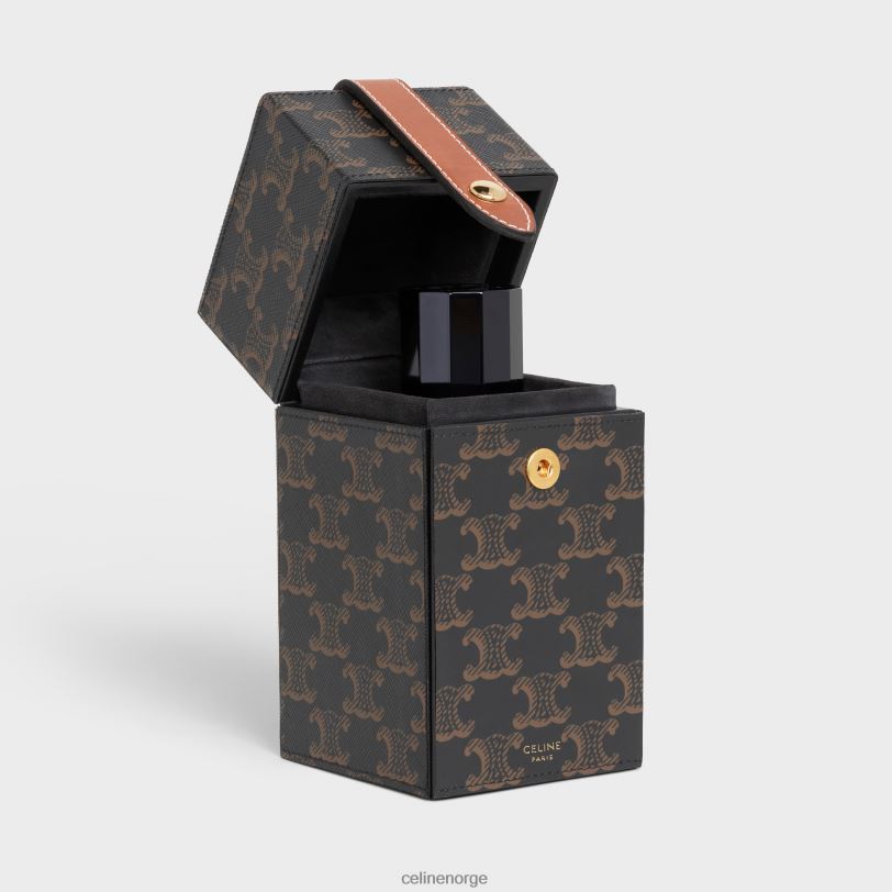 CELINE menn etui 1 parfyme 6,8 fl.oz i triomf-lerret og naturlig kalveskinn V0PT61467 tilbehør tan