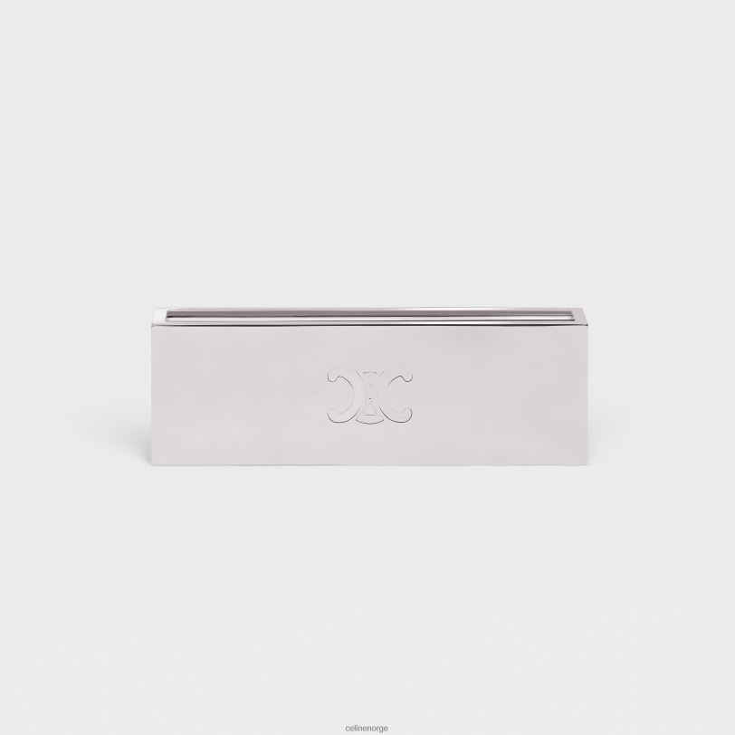 CELINE menn fyrstikkboks i stål V0PT61513 tilbehør sølv