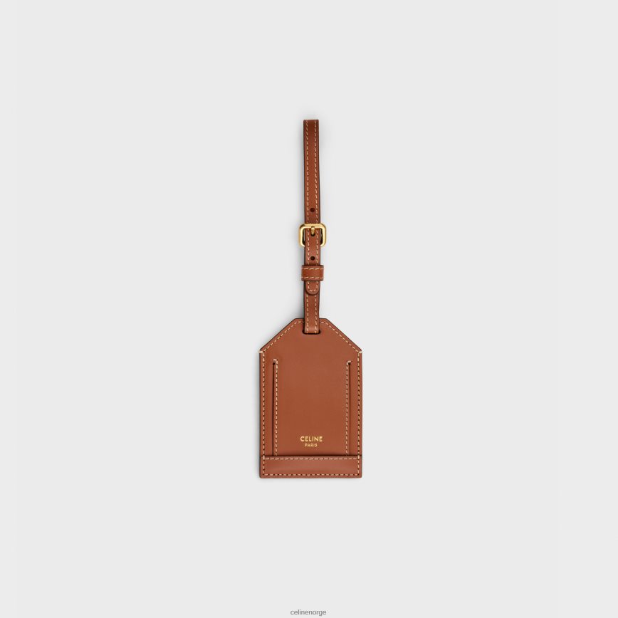 CELINE menn liten vogn i triomf-lerret med trykk & kalveskinn leopard tilbehør TZLR6J1625