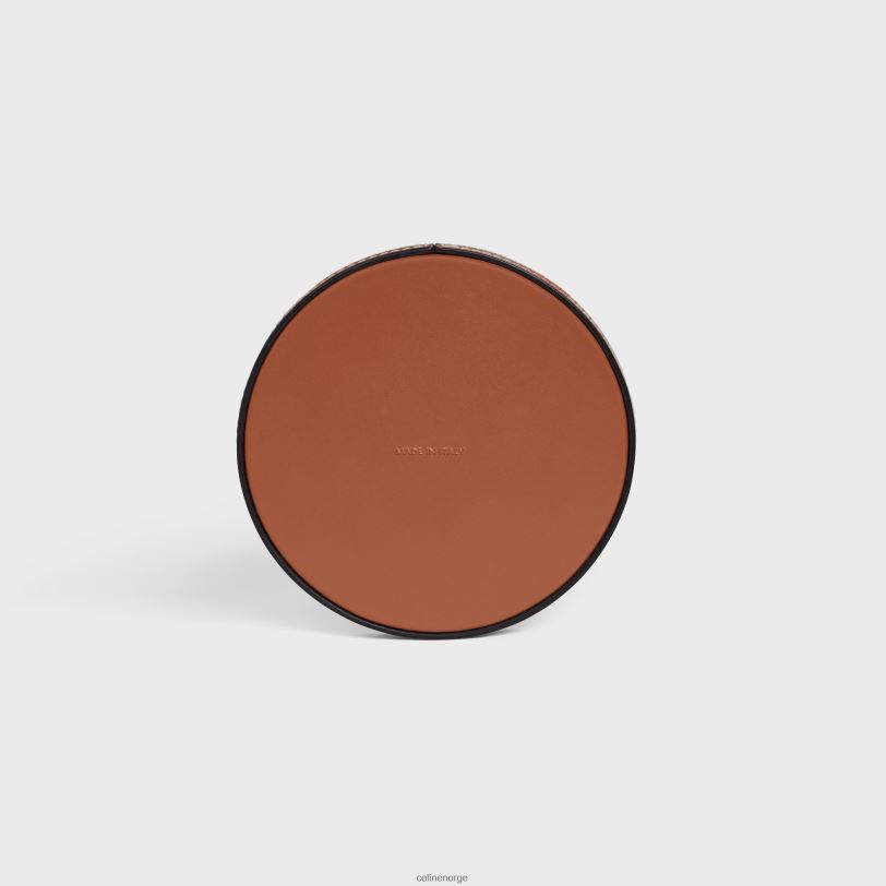 CELINE menn lysestativ i glatt kalveskinn V0PT61521 tilbehør tan